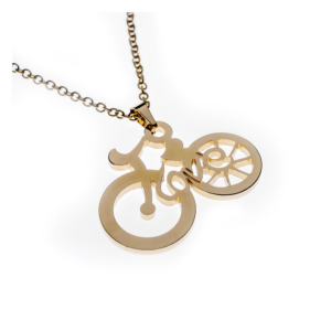Necklace Biker Love Gold