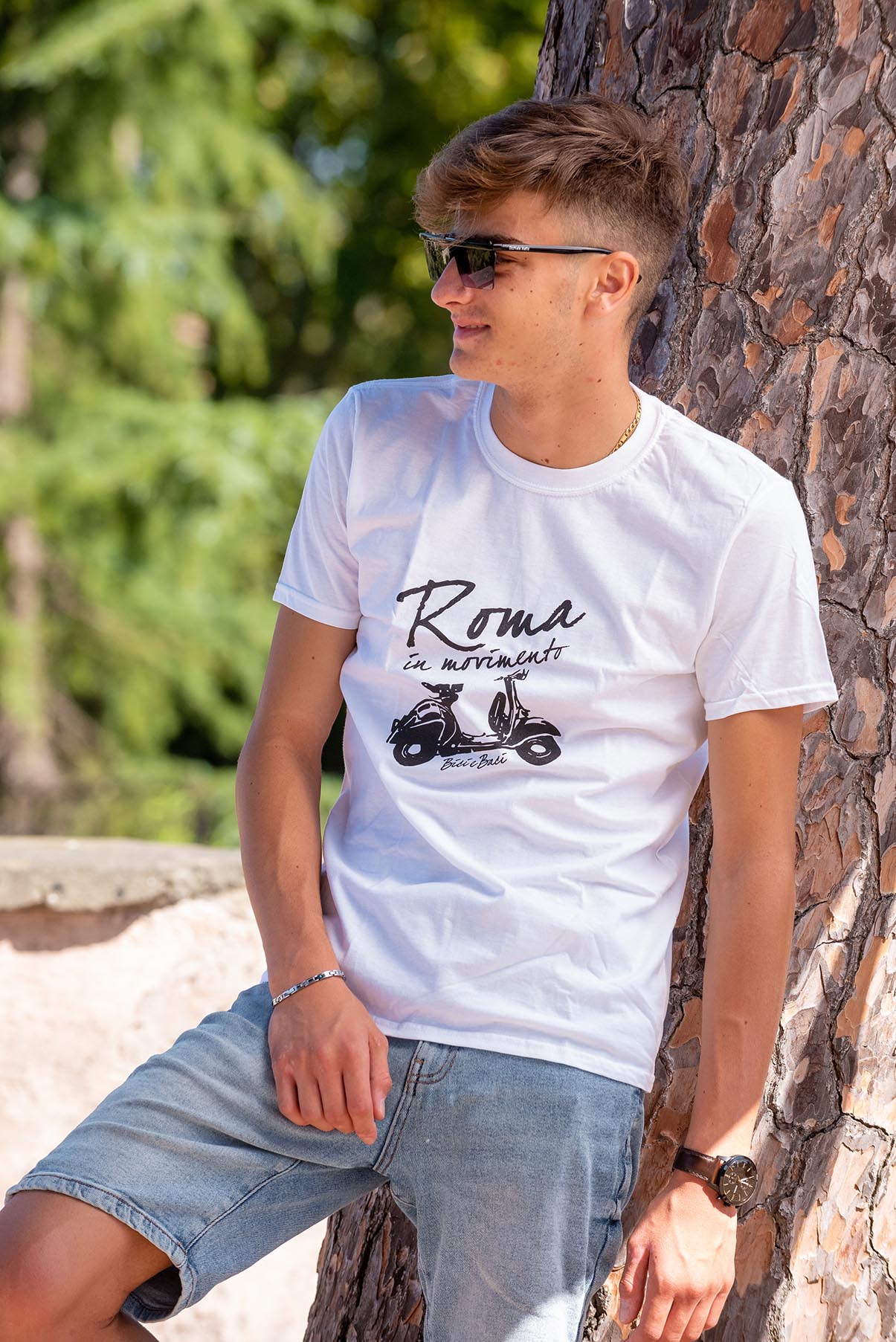T-Shirt Roma in Movimento White - immagine 2