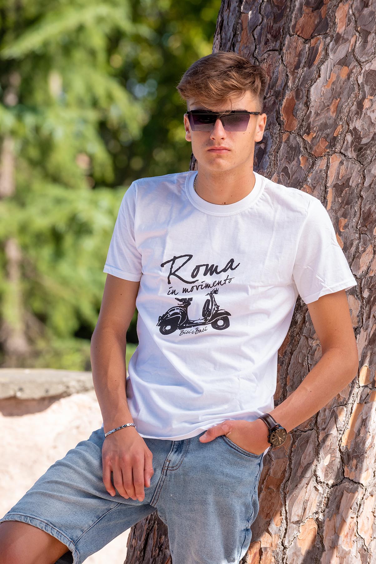 T-Shirt Roma in Movimento White - immagine 3