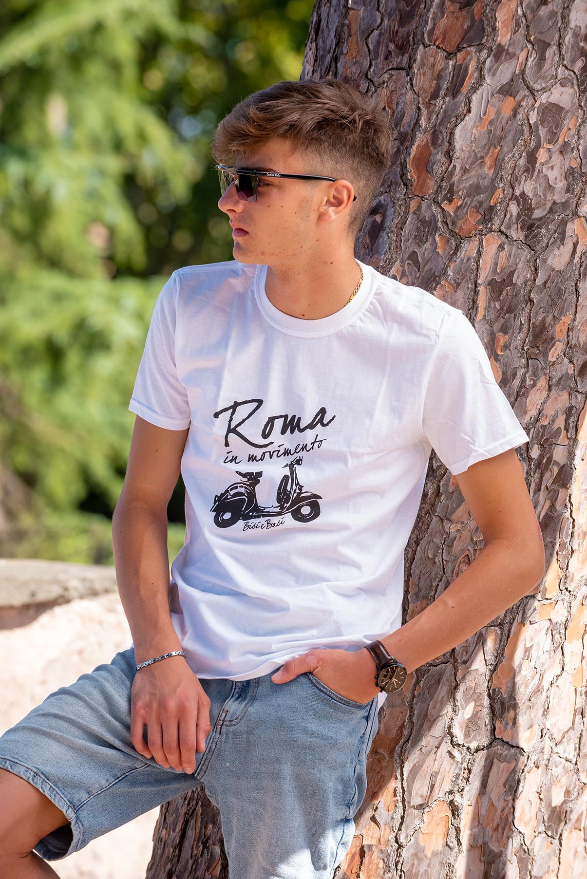 T-Shirt Roma in Movimento White - immagine 4