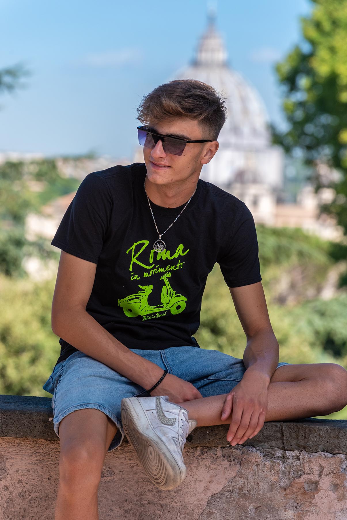 T-Shirt Roma in Movimento Black - immagine 5