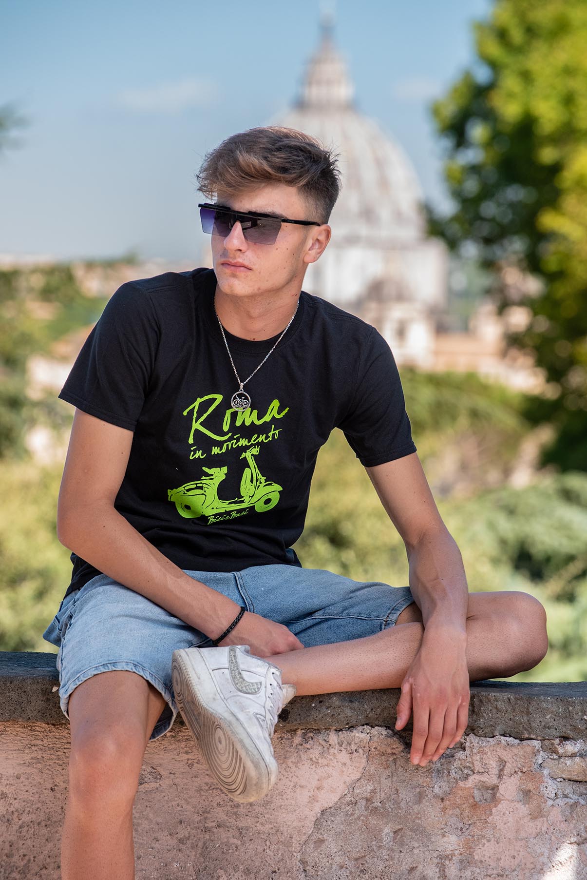 T-Shirt Roma in Movimento Black - immagine 3