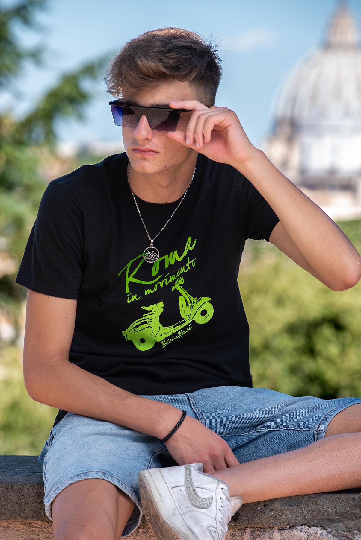 T-Shirt Roma in Movimento Black - immagine 4
