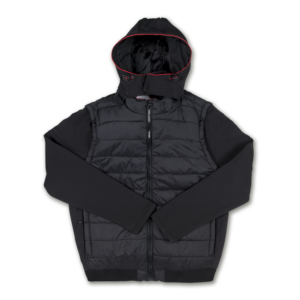 Piumino Black con Cappuccio