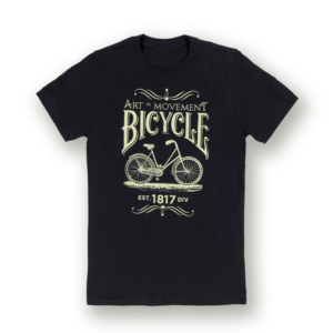 T-Shirt Black Bicycle 1817
